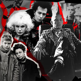Multiple characters from punk movies 